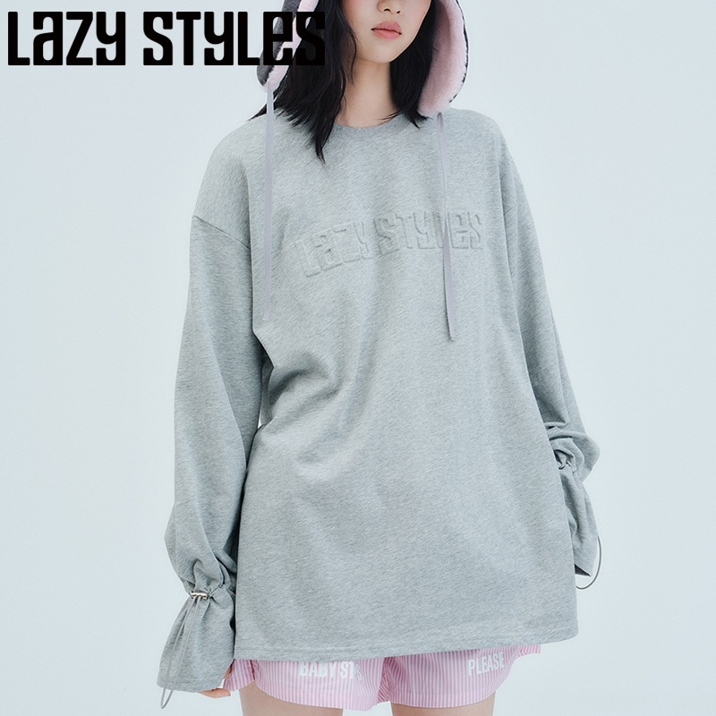 Lazy styles レイジースタイルズ オーバーサイズ ロングスリーブT