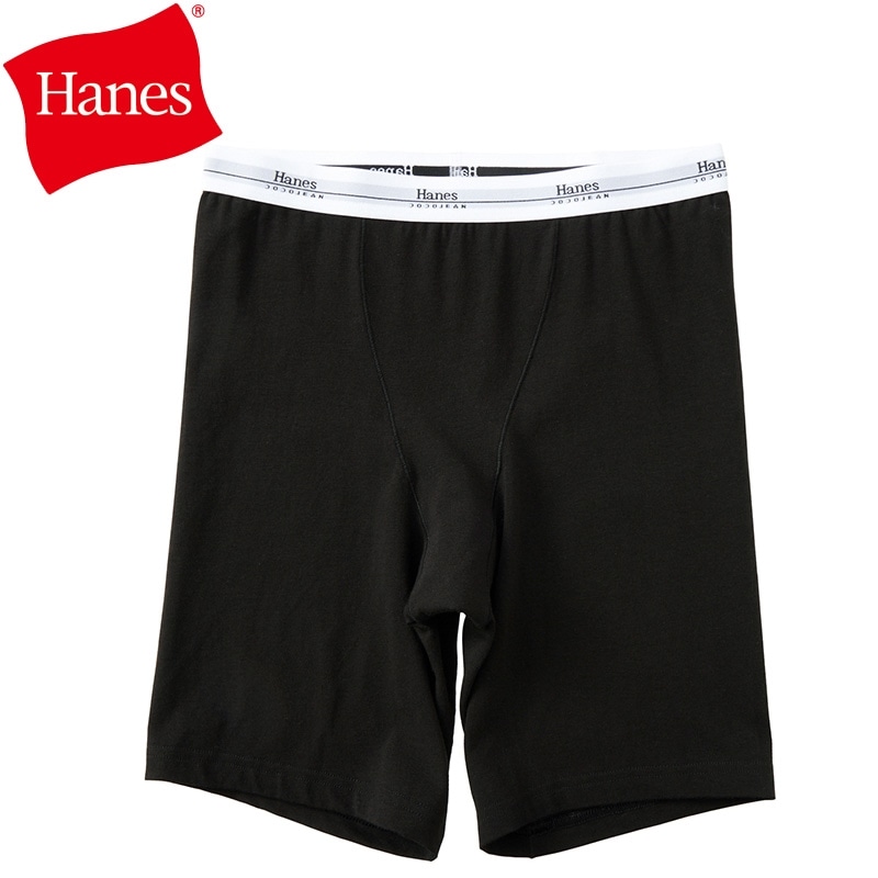 Hanes ヘインズ ロングレスショーツ by THE DODO JEAN(ブラック