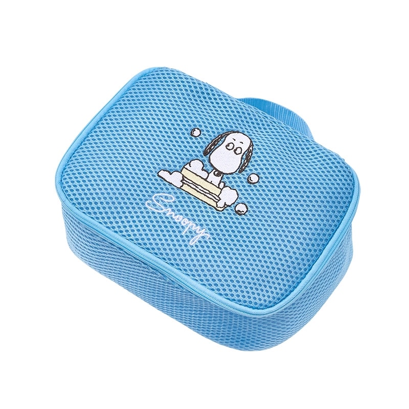 スヌーピー PEANUTS メッシュポーチ Sサイズ(ブルー): 通常| プラザ