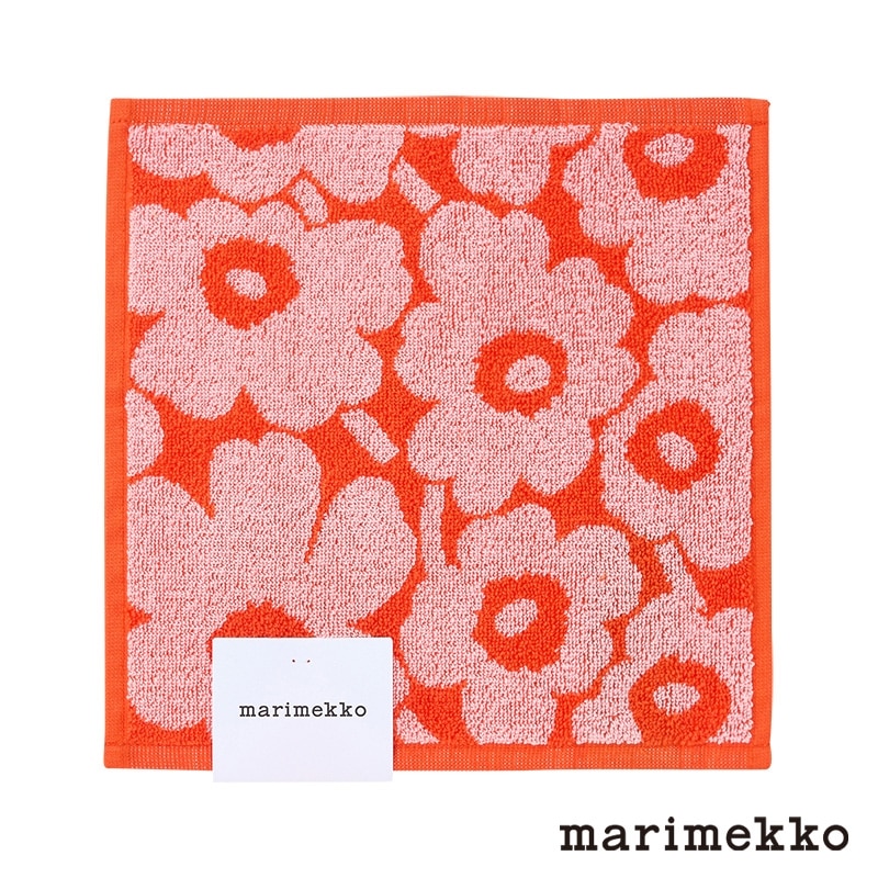 日本限定】marimekko マリメッコ Mini Unikko ミニタオル 26×26cm(ミニ