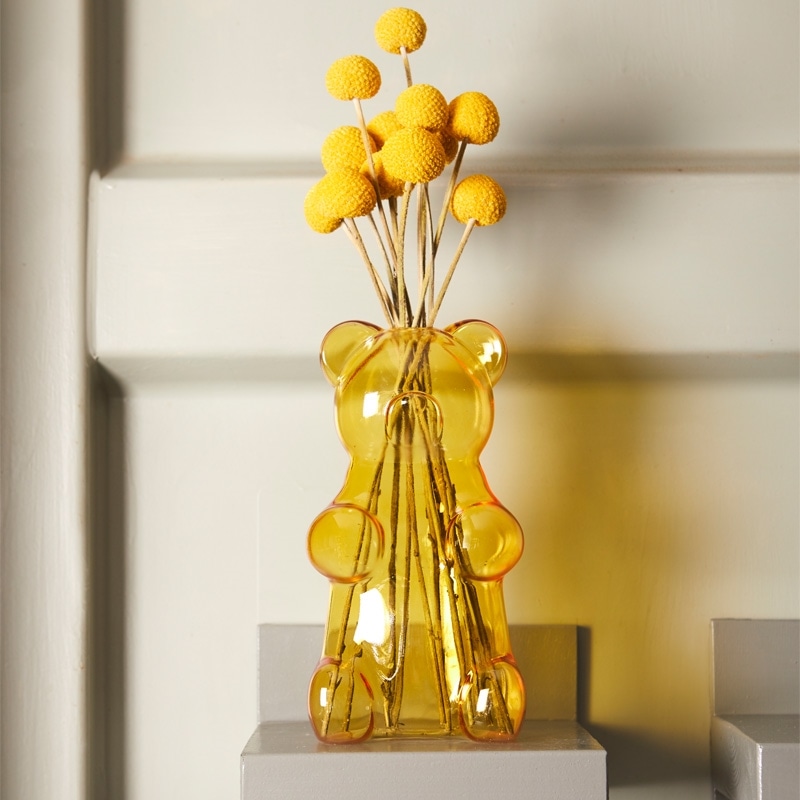 balvi バルビ フラワーベース グミベア イエロー(イエロー): 通常