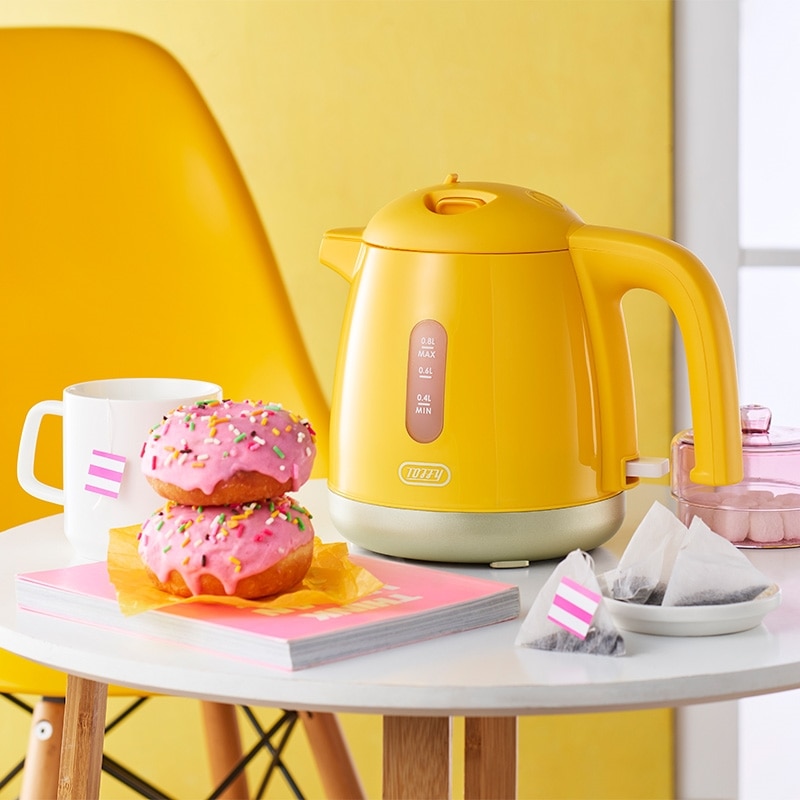 Toffy トフィー HAPPY COLLECTION 給湯ロック付き電気ケトル