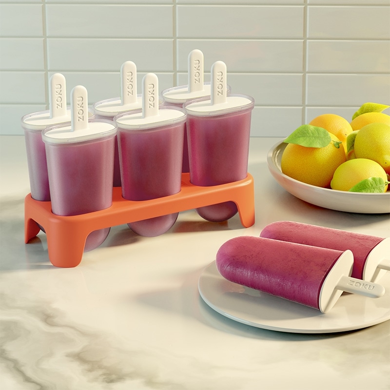 ZOKU ゾク イージー アイスポップモールド 6pc(アイスポップモールド
