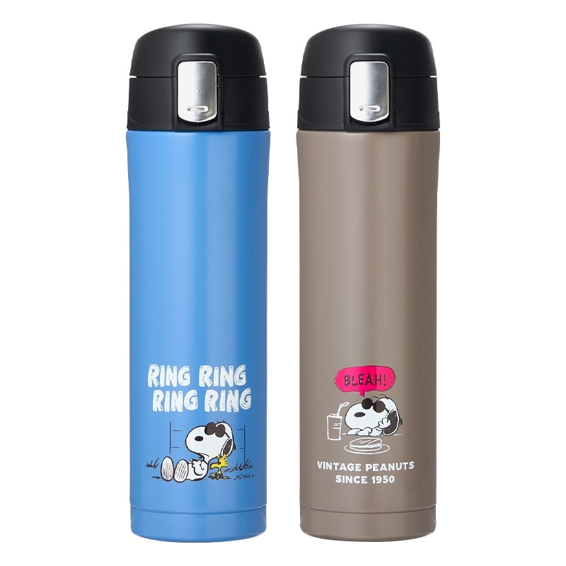 【新品未使用】スヌーピーpeanuts355mlステンレスボトル スヌーピー PEANUTS ステンレスボトル ジョー・クール(ブルー