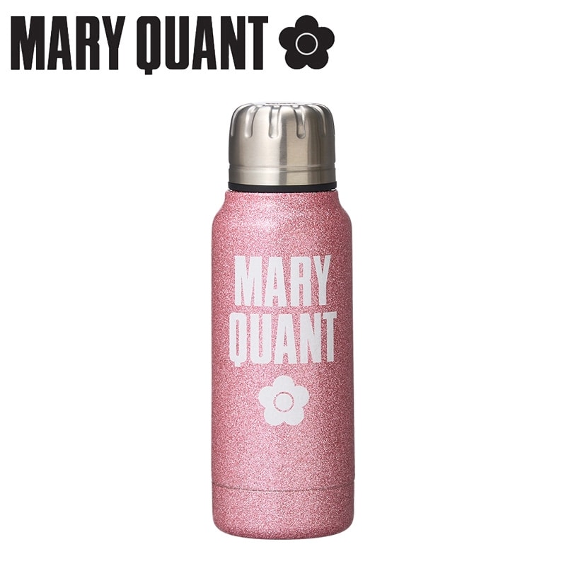 MARY QUANT マリークワント thermo mug アンブレラボトル ミニ グリッター ピンク