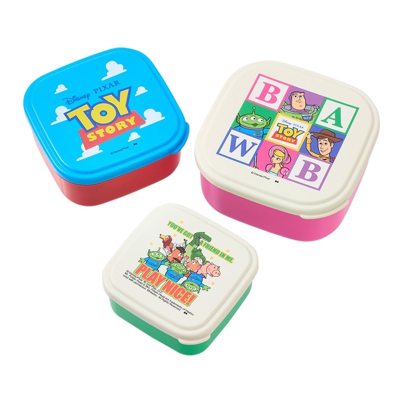 TOY STORY トイ・ストーリー シールランチ3Pセット(シールランチ