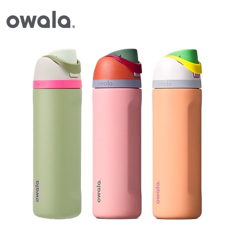 owala オワラ FreeSip ウォーターボトル 24oz(ネオセージ): 通常
