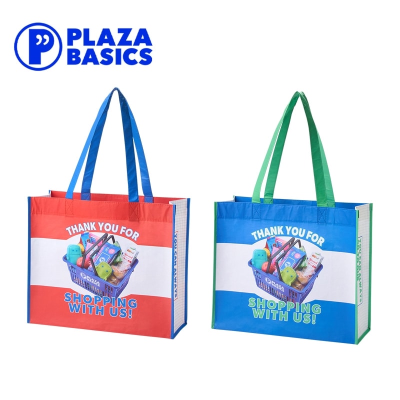 PLAZA BASICS ショッピングバッグ JUMBO(レッド): 通常| プラザ