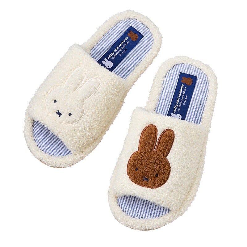 リーメント ミッフィー スリッパ他 ミッフィー Miffy メラニー オープントゥスリッパ(オープントゥ