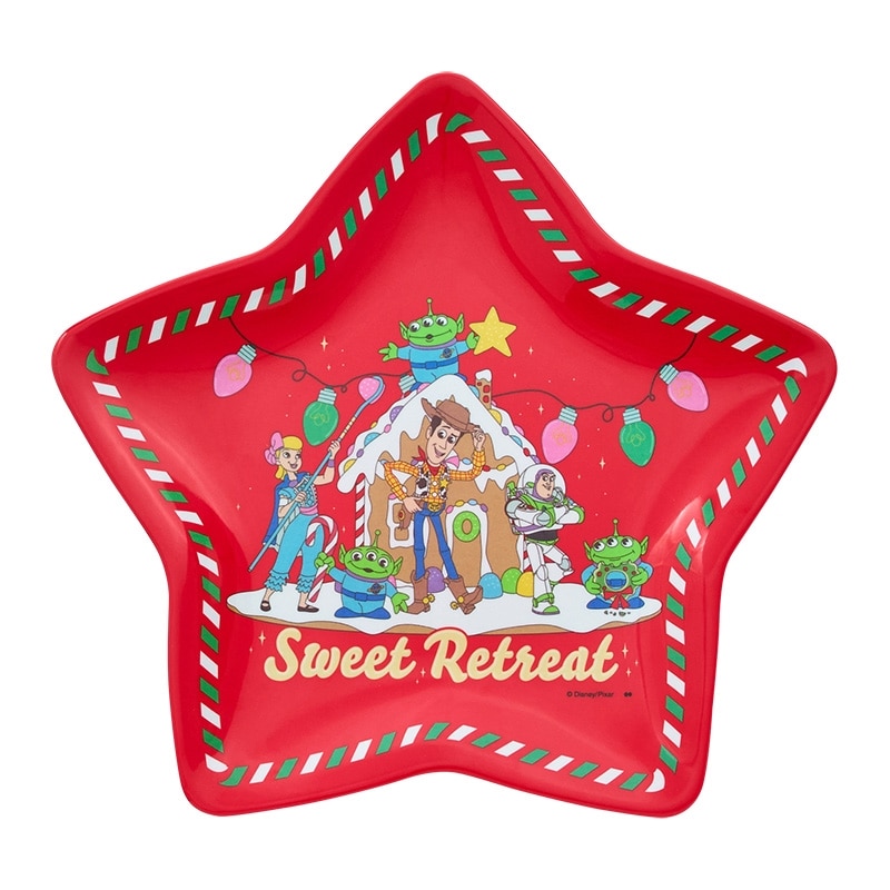 TOY STORYトイストーリー記念プレート TOY STORY トイ・ストーリー ホリデープレート(レッド): 通常| プラザ