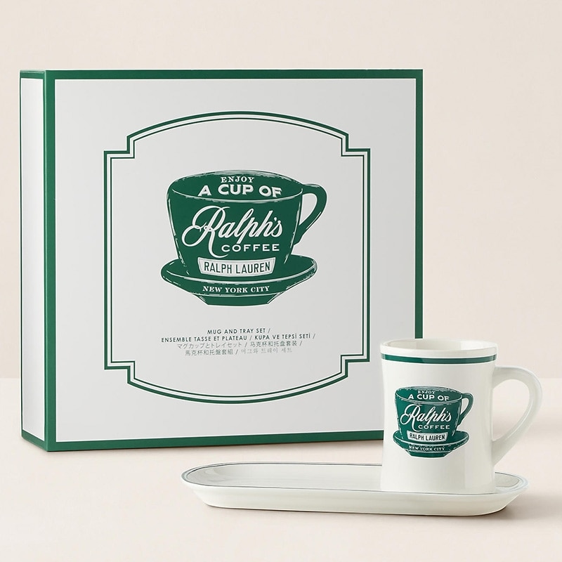 Ralph's Coffee ラルフズ コーヒー マグ & トレー セット(マグ&トレー