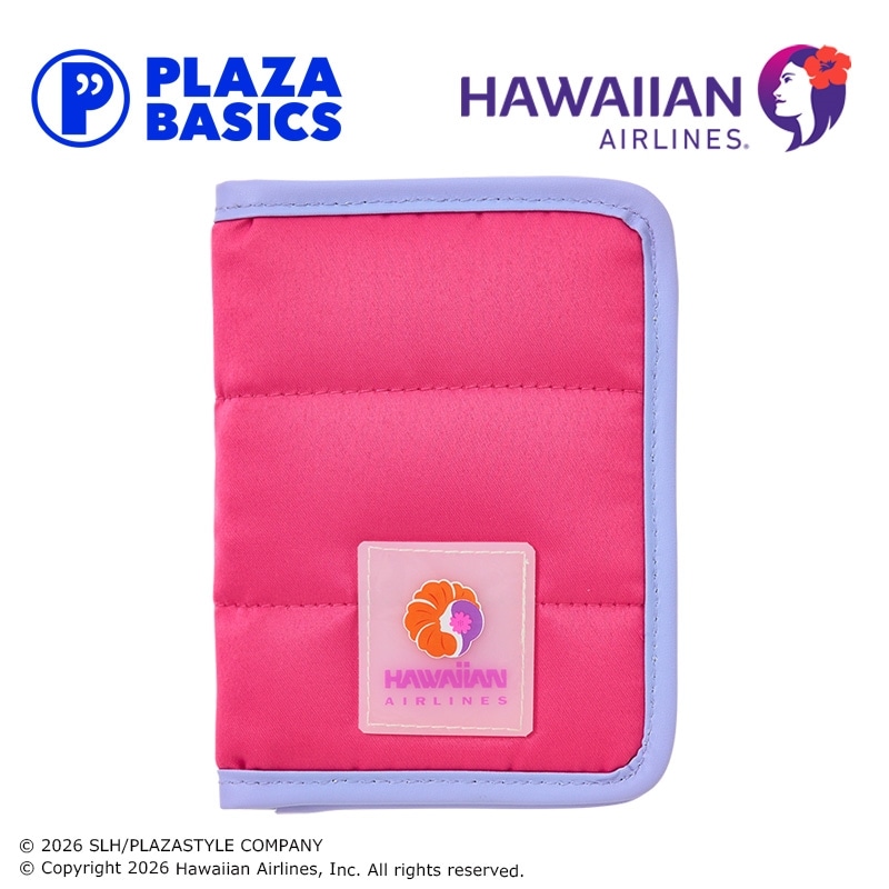 L'Arc〜en〜Ciel ハワイアンシエル パスポートケース PLAZA BASICS HAWAIIAN AIRLINES ハワイアン航空 パスポートケース