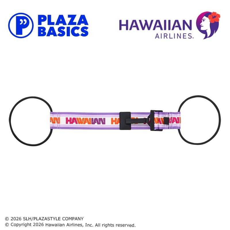 PLAZA BASICS HAWAIIAN AIRLINES ハワイアン航空 バッグベルト