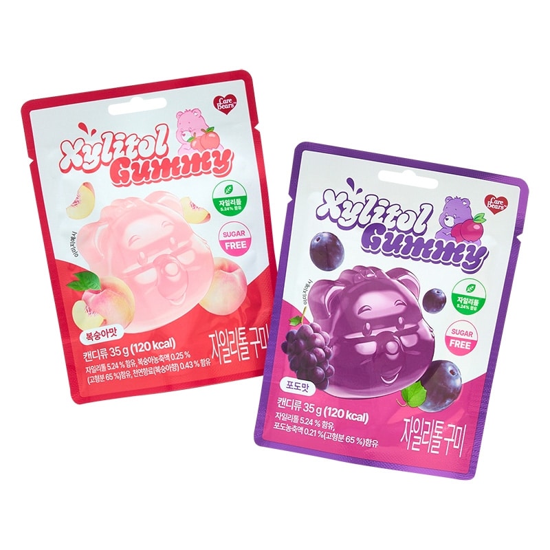 Care Bears ケアベア キシリトールグミ(ぶどう味): 通常| プラザ
