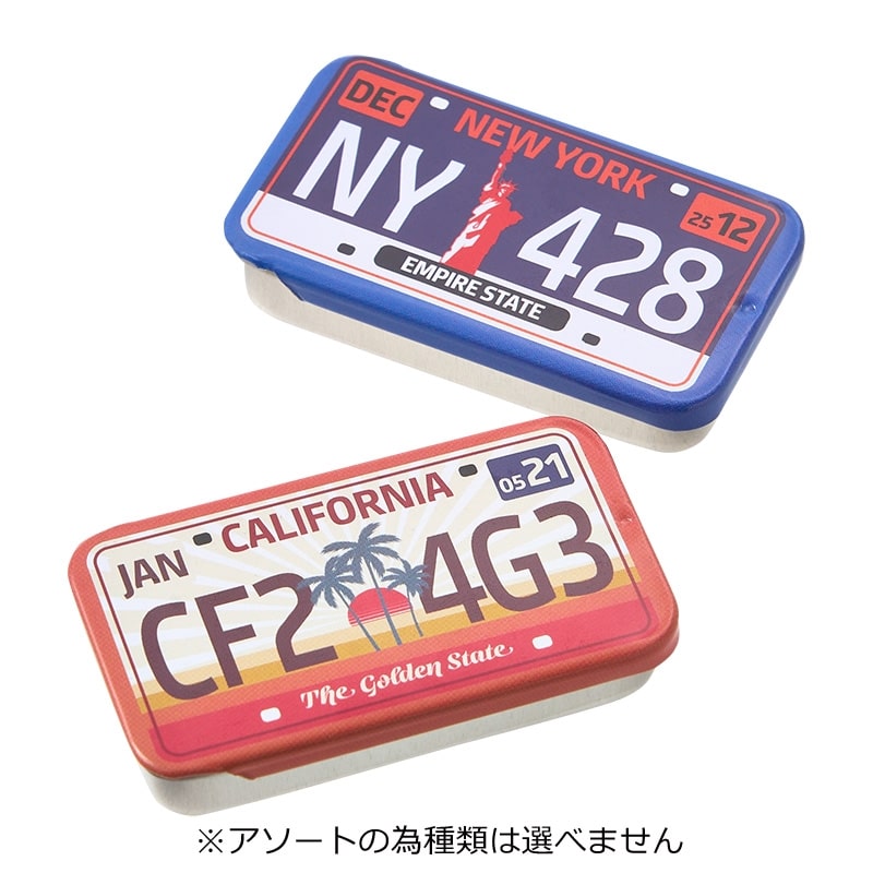 EUREKA エウレカ ミニナンバープレート缶 ※アソートの為種類はえらべ