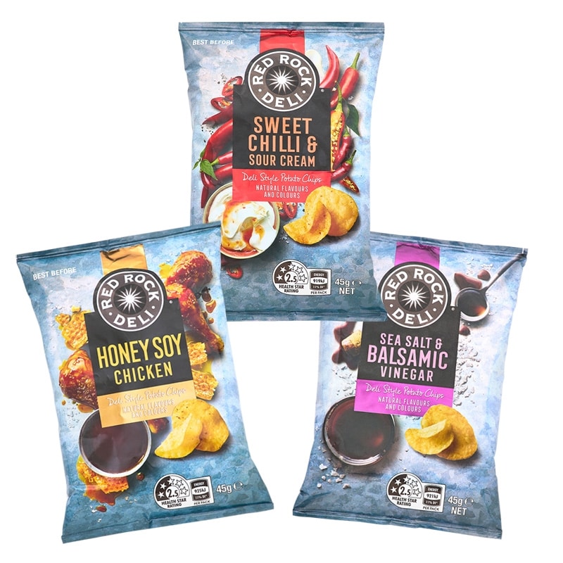 Red Rock Deli ポテトチップス 10袋入 RED ROCK DELI レッドロックデリ ポテトチップス(ハニーソイチキン