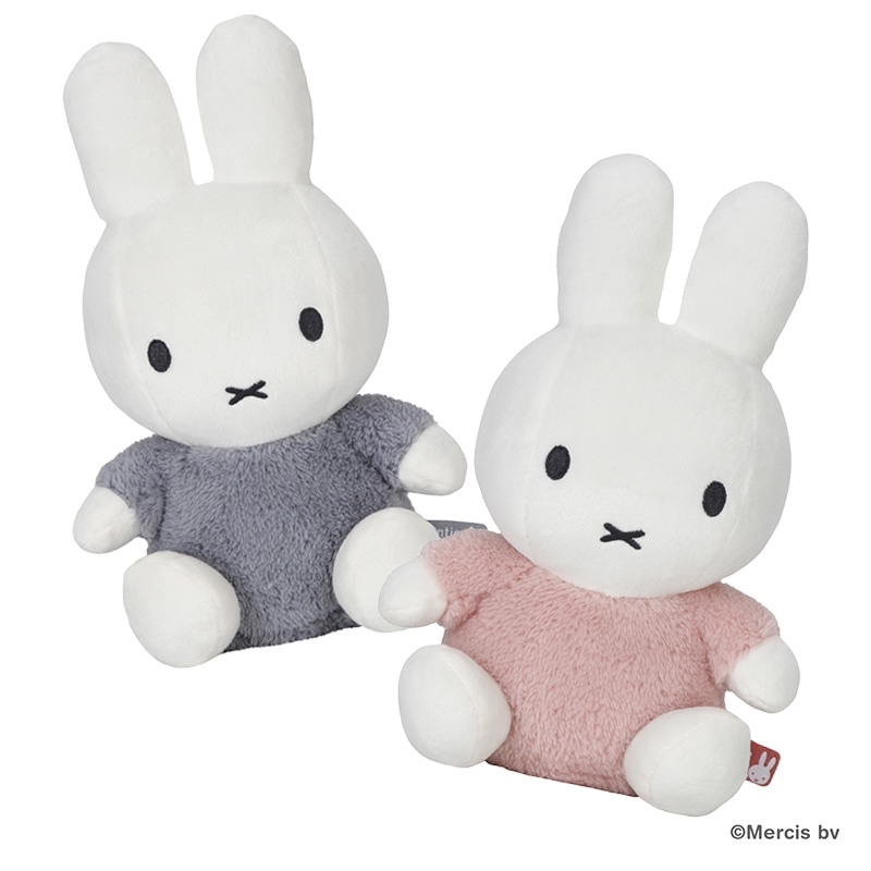 ミッフィー Miffy ぬいぐるみ フラッフィー(ブルー): 通常| プラザ
