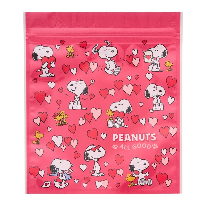 PLAZA ONLINE STORE |スヌーピー PEANUTS ジッパーバッグ ハート 