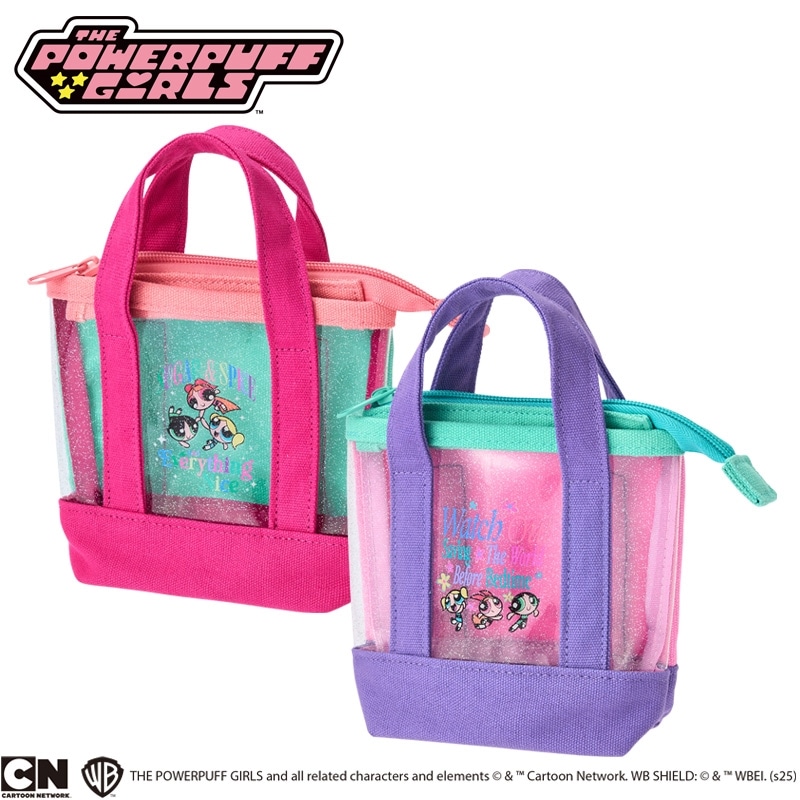 THE POWERPUFF GIRLS パワーパフ ガールズ トート型ポーチ(グリーン