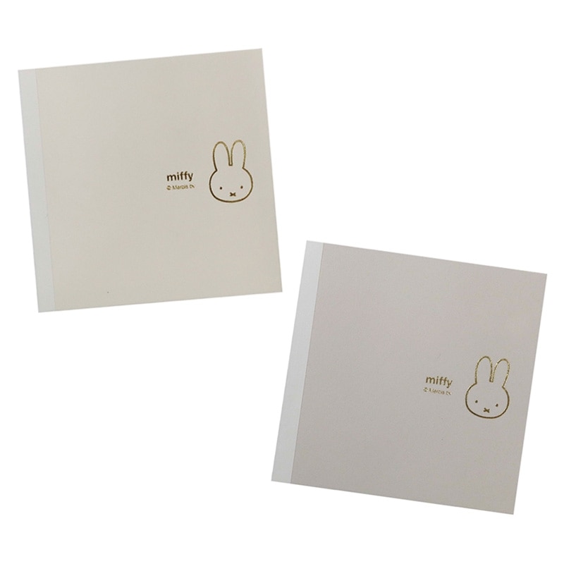 ミッフィー Miffy スクエアメモ(アイボリー): 通常| プラザ