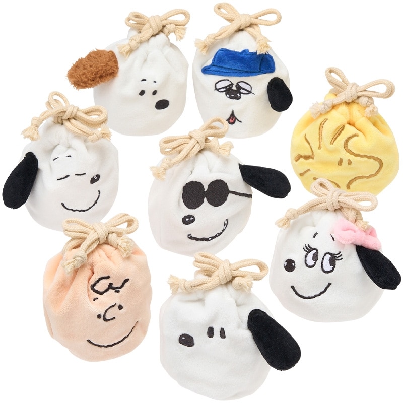 スヌーピー PEANUTS トレーディングミニ巾着※アソートの為種類は選べ