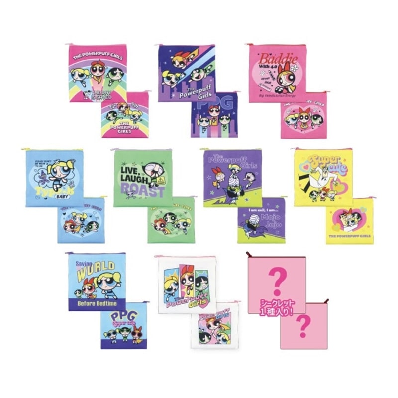 THE POWERPUFF GIRLS パワーパフ ガールズ シークレットスクエアポーチ