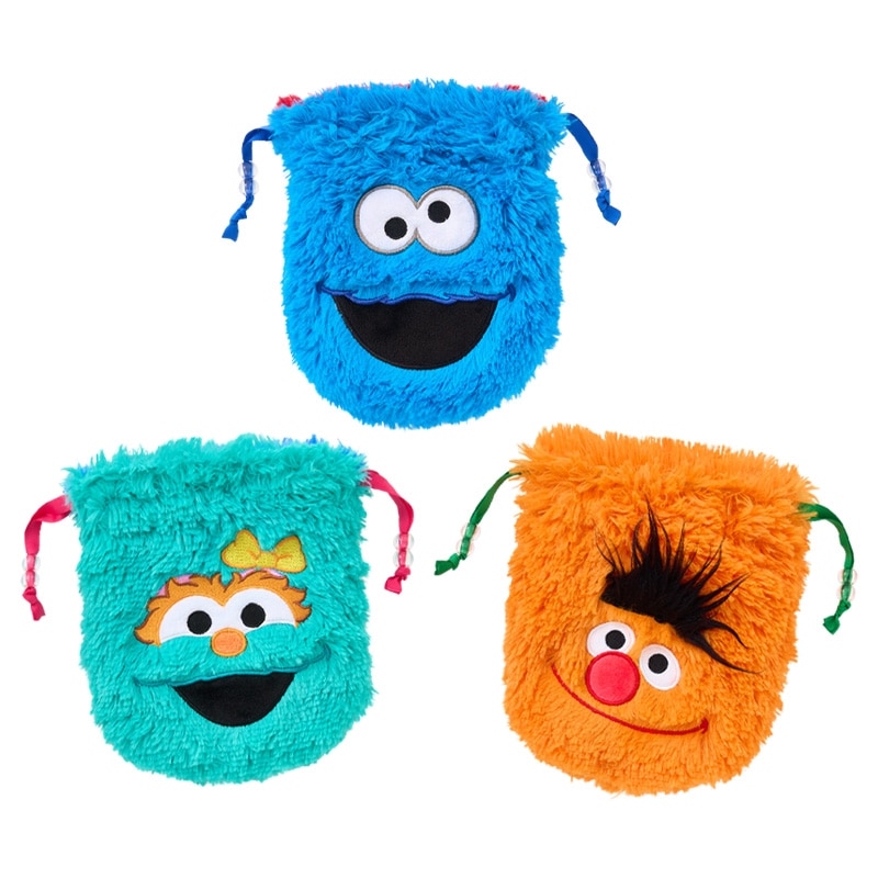 Sesame Street セサミストリート フェイス巾着(クッキーモンスター