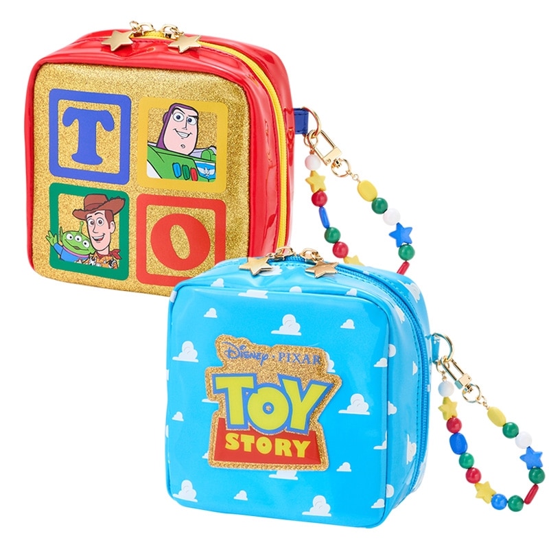 TOY STORY トイ・ストーリー スクエアポーチ(ゴールド): 通常| プラザ