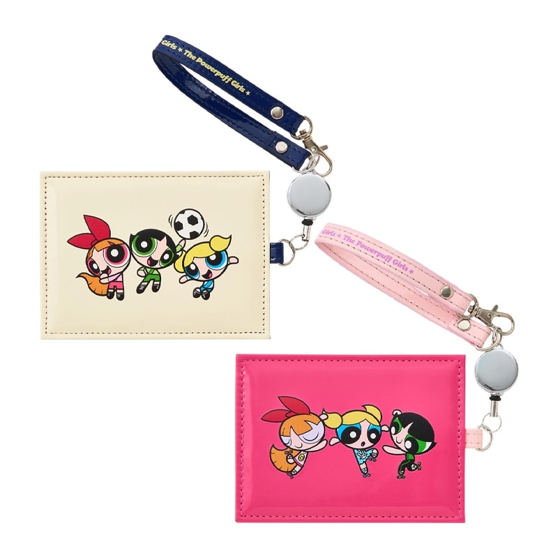 THE POWERPUFF GIRLS パワーパフ ガールズ パスケース(アイボリー