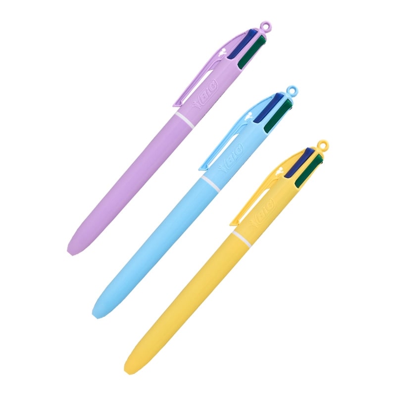 BIC 4色ボールペン パステル(パープル): 通常| プラザオンラインストア