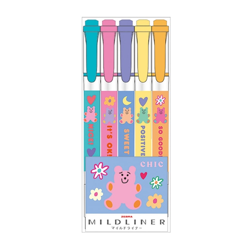 Chic シック マイルドライナー 5色セット(マイルドライナー): 通常