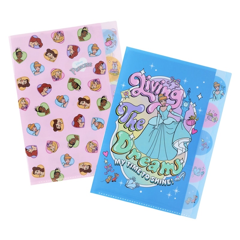 Disney(ディズニー) ディズニープリンセス ダイカットクリアファイル5P