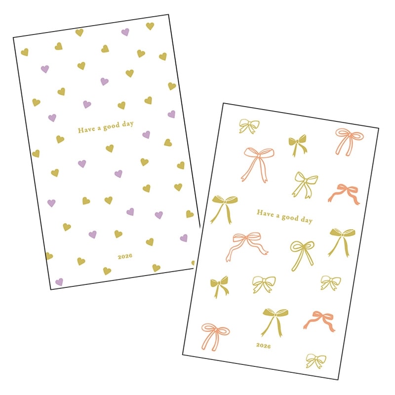 2025年12月始まり】Chic シック B6 マンスリー スリムノートダイアリー