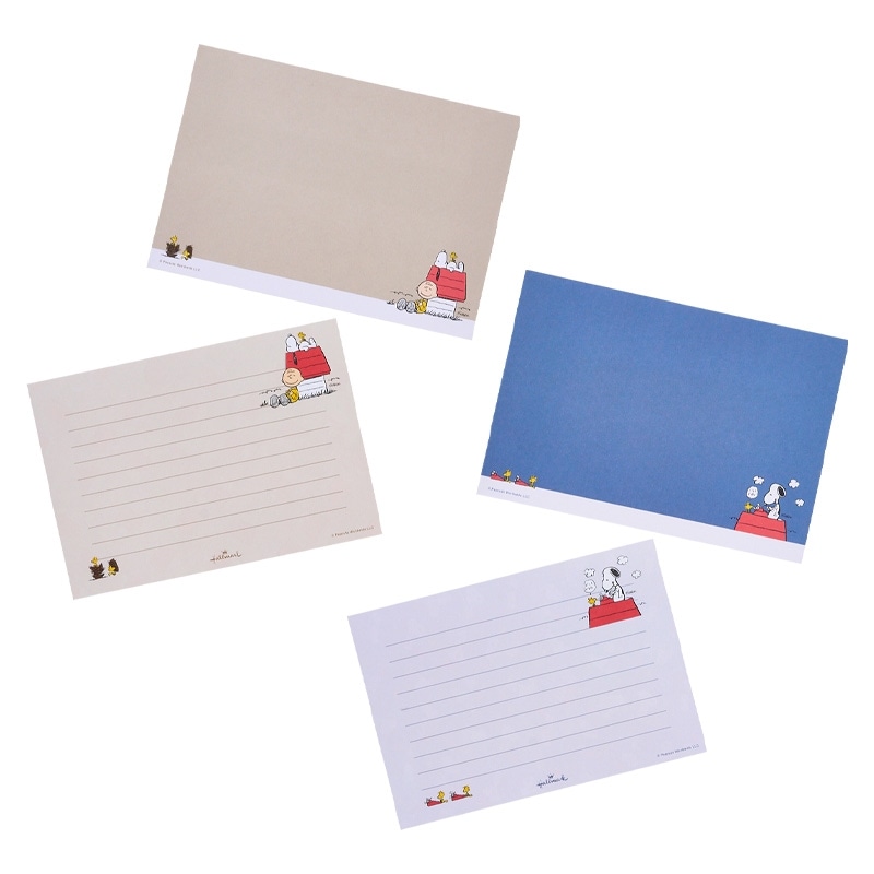 スヌーピー PEANUTS レターセット(ベージュ): 通常| プラザ