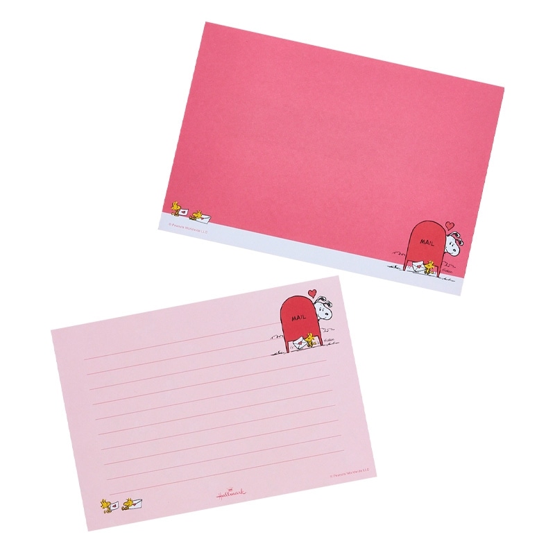 スヌーピー PEANUTS レターセット Happiness is Red(レターセット