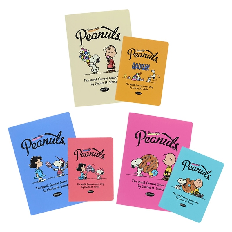 スヌーピー PEANUTS ノートセットB6・B7 アメリカンテイスト(アイス