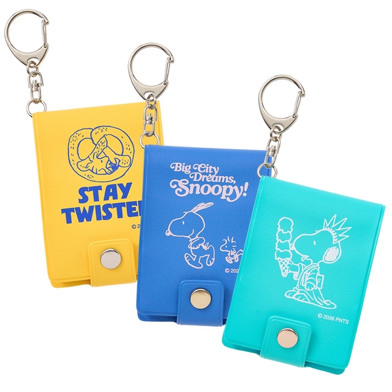 スヌーピー PEANUTS ロディア メモキーチェーン(イエロー): 通常
