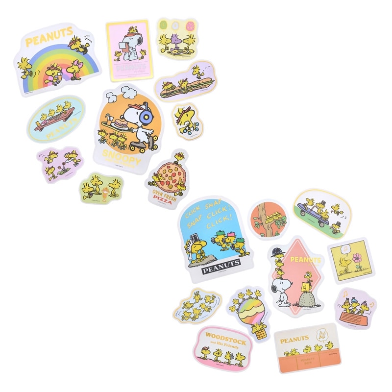 スヌーピー PEANUTS WOODSTOCK & SNOOPY 第2弾 ステッカーセット