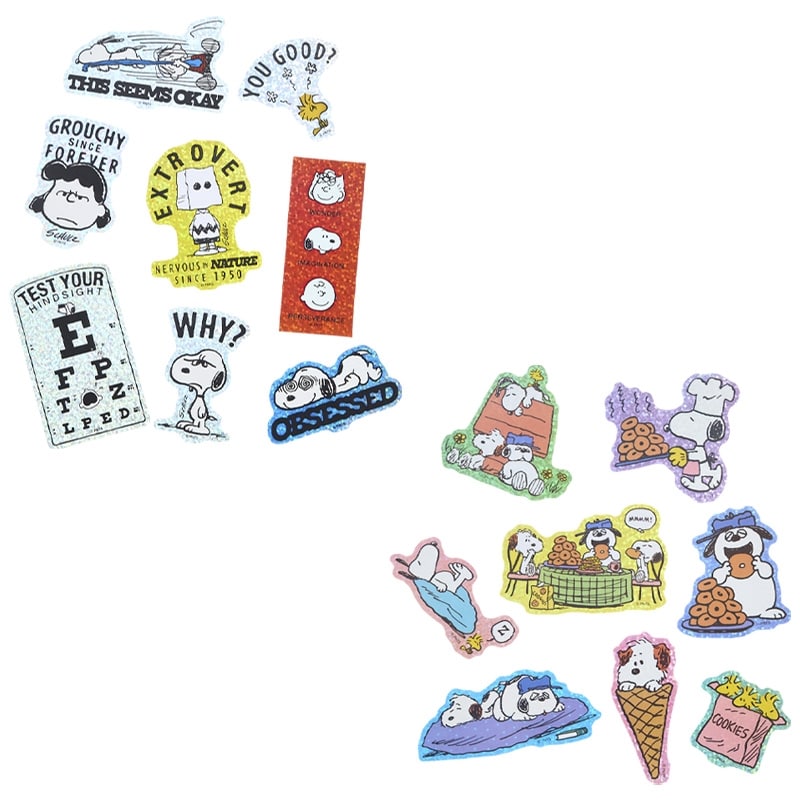 スヌーピー PEANUTS フレークシール(グッドネス): 通常| プラザ