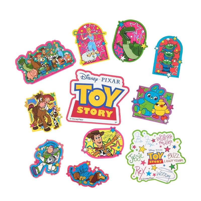 TOY STORY トイ・ストーリー フレークシール(スター): 通常| プラザ