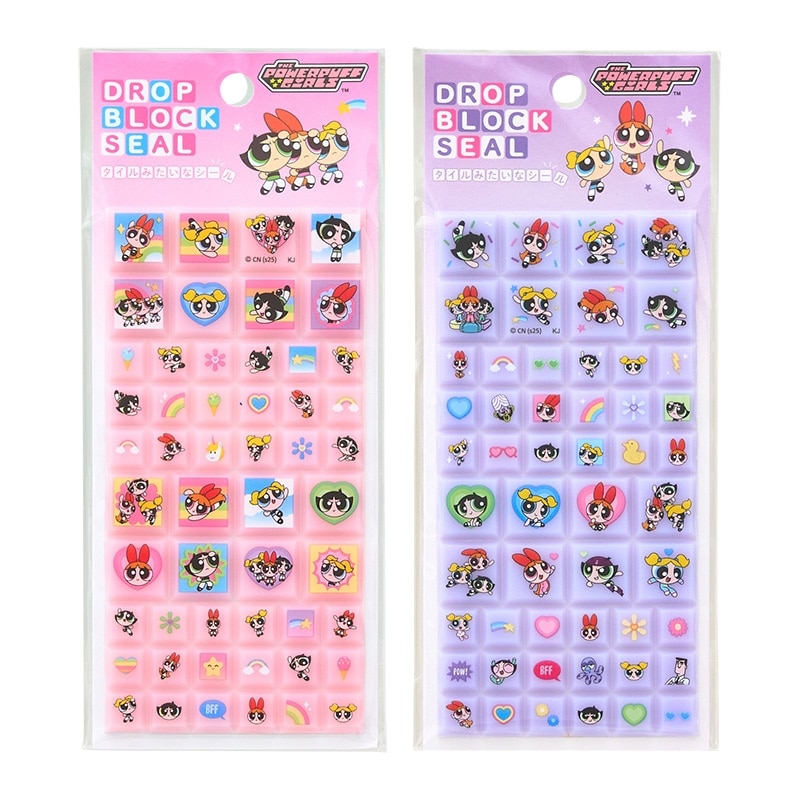 THE POWERPUFF GIRLS パワーパフ ガールズ ドロップブロックシール