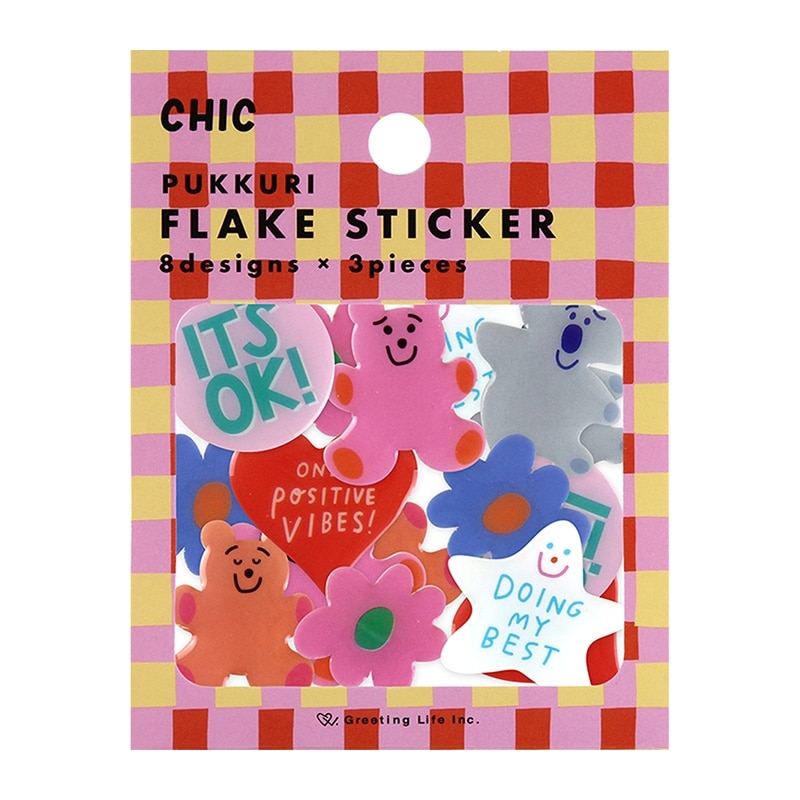 Chic シック ぷっくりフレークシール(ぷっくりフレークシール): 通常