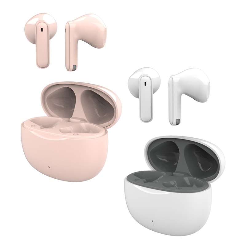 ナガオカ 完全ワイヤレスBluetoothイヤホン(パステルピンク): 通常