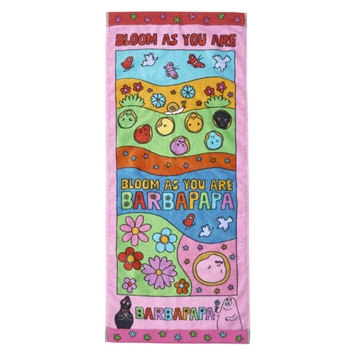 BARBAPAPA バーバパパ フェイスタオル フラワー
