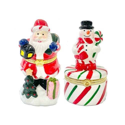 Christmas クリスマス ヒンジボックス(スノーマン): 通常| プラザ Christmas クリスマス ヒンジボックス(スノーマン): 通常| プラザ