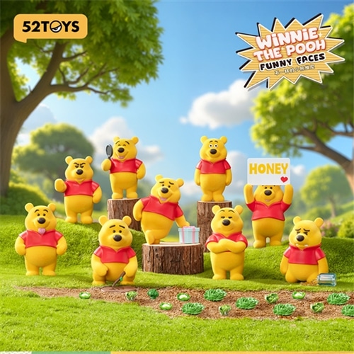 WDWにて購入。Disney Parks ティモンとプンバァ 二個セット 52TOYS ブラインドボックス Winnie the pooh ファニーフェイス