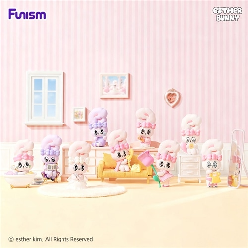 イースターバニーと春の花のシャドーボックス Funism Esther Bunny エスターバニー ヤングブロッサムシリーズ※種類は