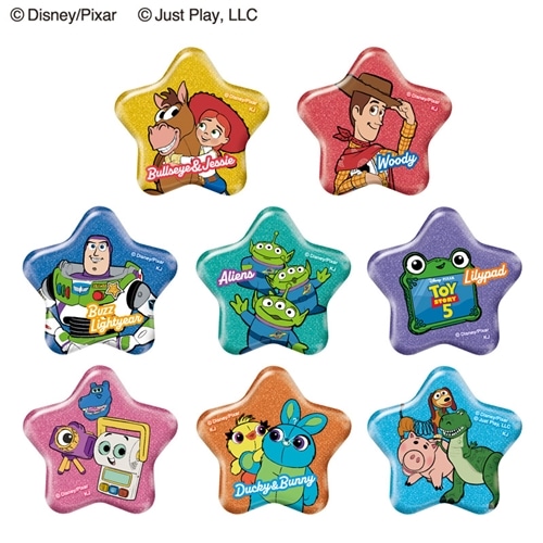 TOY STORY トイ・ストーリー トレーディング星型グリッター缶バッジ