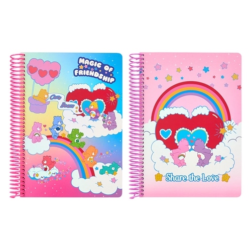 Care Bears ケアベア プラリングノートB6(ブルー): 通常| プラザ