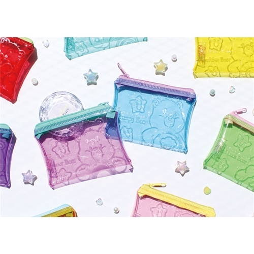 Care Bears ケアベア シークレットエンボスクリアポーチ※アソートの為